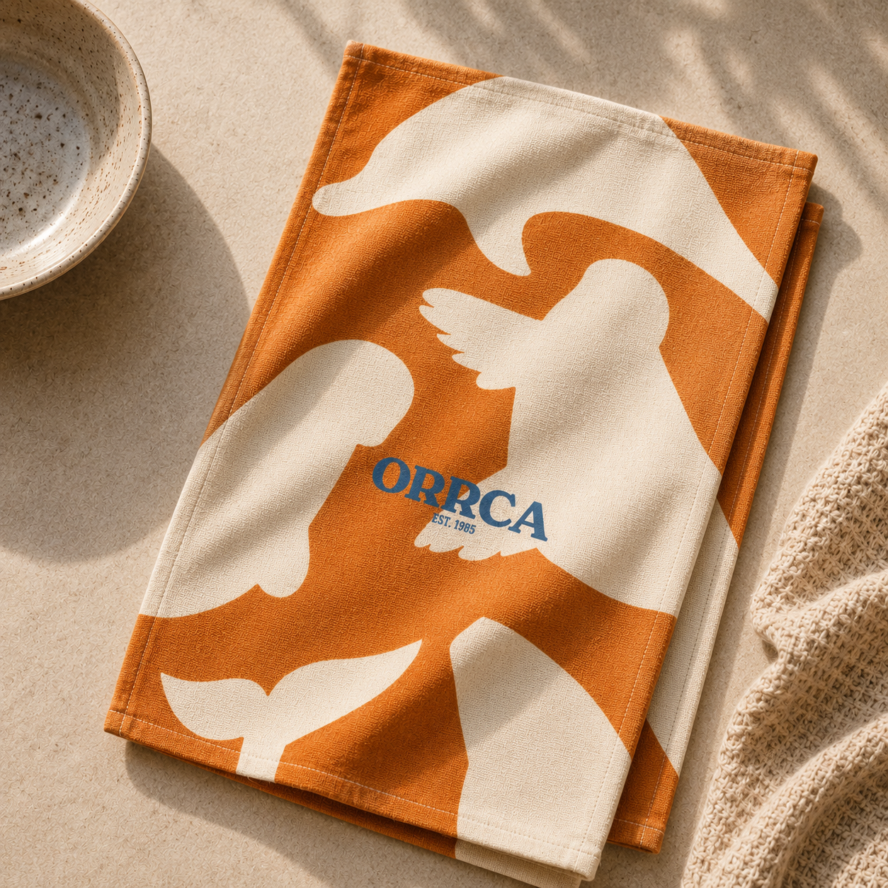 Pre-order: ORRCA Ocean Line Tea Towel